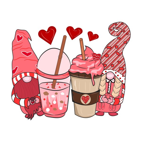 Print 2780 sequence 33 models – png+ai vector AI hand drawn European creative cartoon Easter Christmas dwarf pattern illustration design material