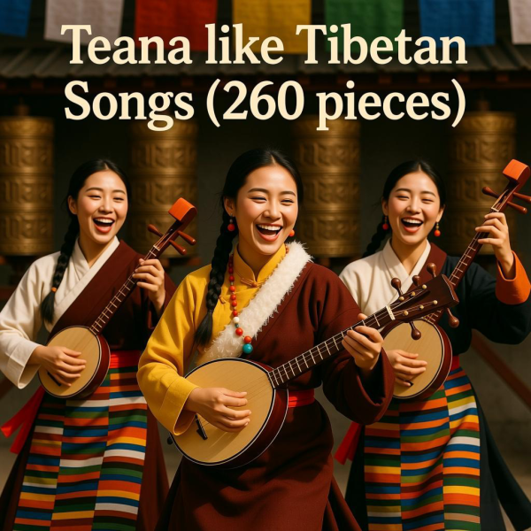 Teana like Tibetan Songs (260 pieces)