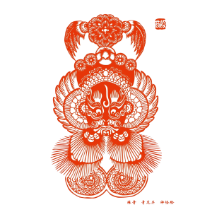 Paper Cuttings of Peking Opera characters AI download